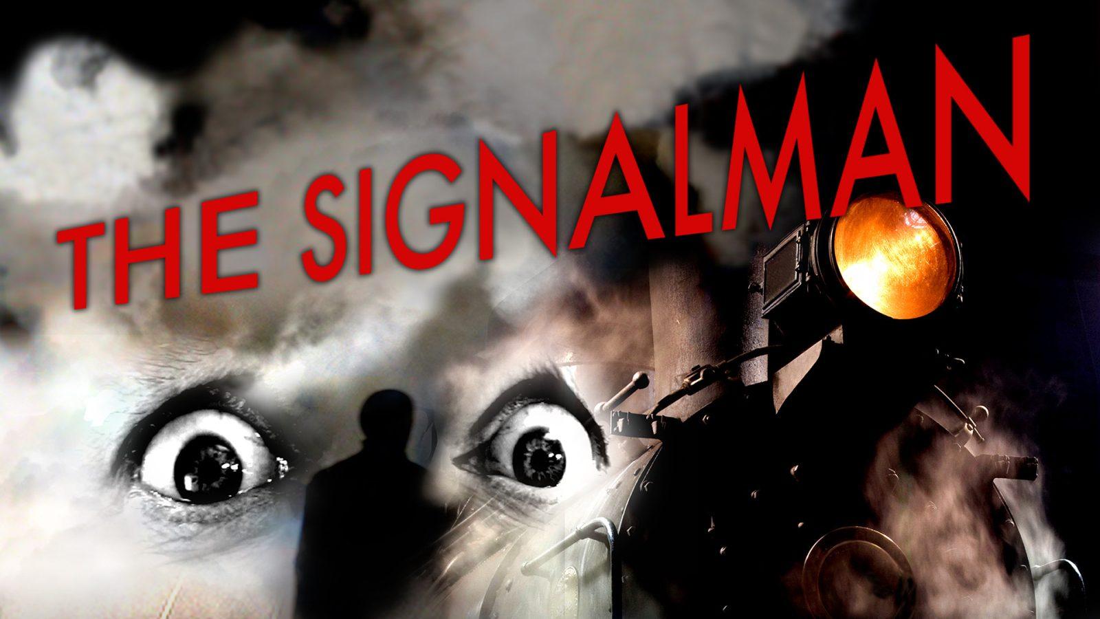 Who is the faceless figure by the tunnel warning the haunted signalman?