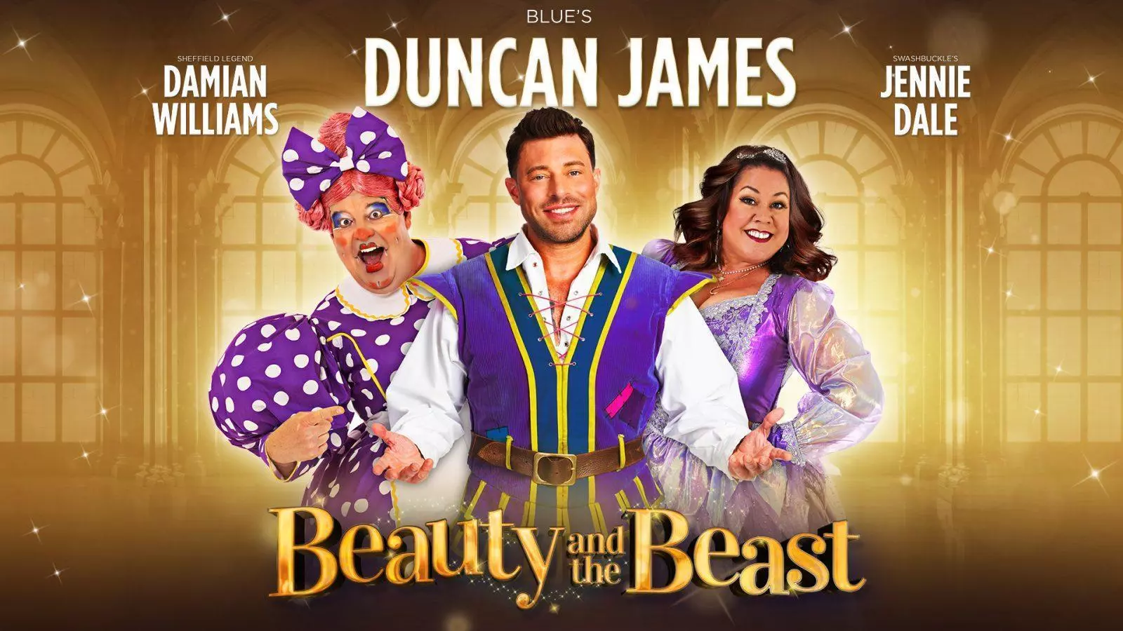 Sheffield Theatres and Evolution Pantomimes announce the principal cast for Beauty and the Beast at the Lyceum Theatre