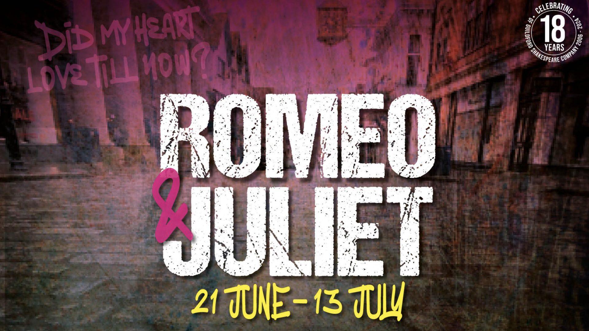 Guildford Shakespeare Company announces stellar cast for its immersive Romeo & Juliet!