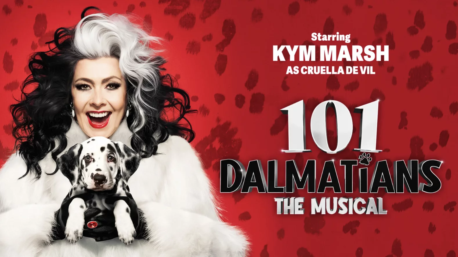 Kym Marsh and Faye Tozer to share the role of Cruella De Vil in new 101 Dalmatians musical adaptation.